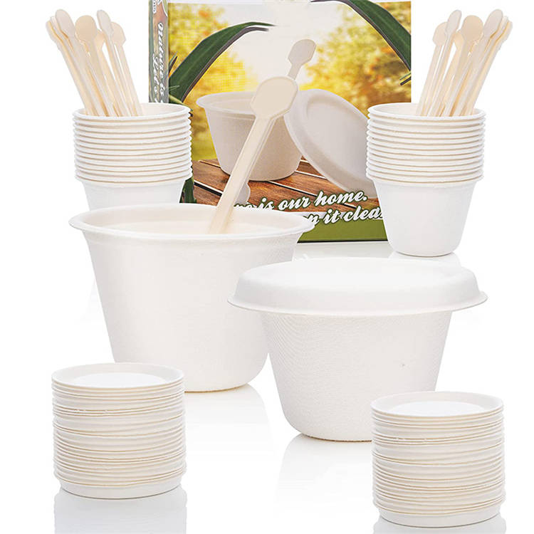 Bagasse Pulp Sippy Paper For Coffee 1 Oz Disposable Cup